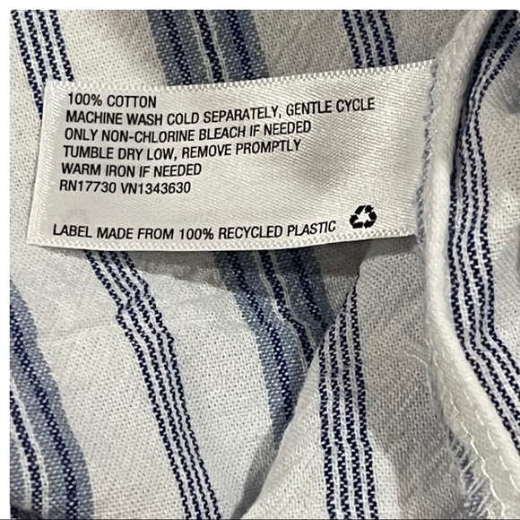 Universal Thread cotton striped babydoll plus size dress - Picture 11 of 12